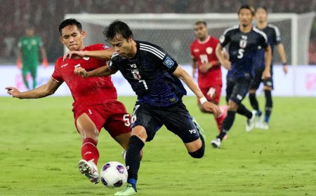 Jepang Terlalu Kuat, Timnas Indonesia Tumbang 0-4 di SUGBK
