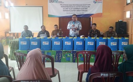 Bentuk Nyata Dukungan BRI Marabahan Kepada Petani Jeruk di Karang Indah Batola