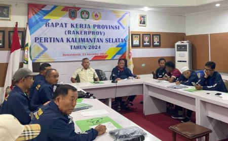 Bahas Persiapan Porprov XIII, Pertina Kalsel Batasi Usia Maksimal