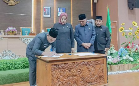 Bersama Pemkab Batola, DPRD Gelar Rapat Paripurna Bahas APBD 2025