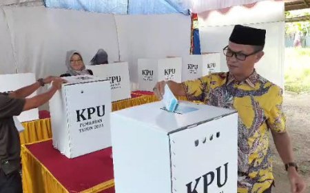 Mencoblos Bareng Keluarga, Rahmadian Noor Berharap Pilkada 2024 Berjalan Lancar