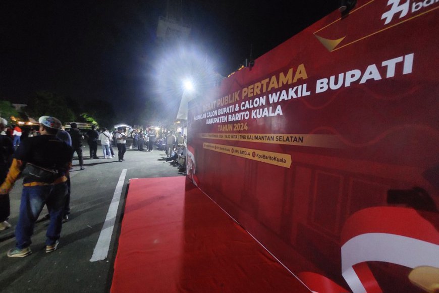 Jangan Terlewat! Berikut Link Live Streaming Debat Pertama Calon Bupati-Wakil Bupati Batola 2024