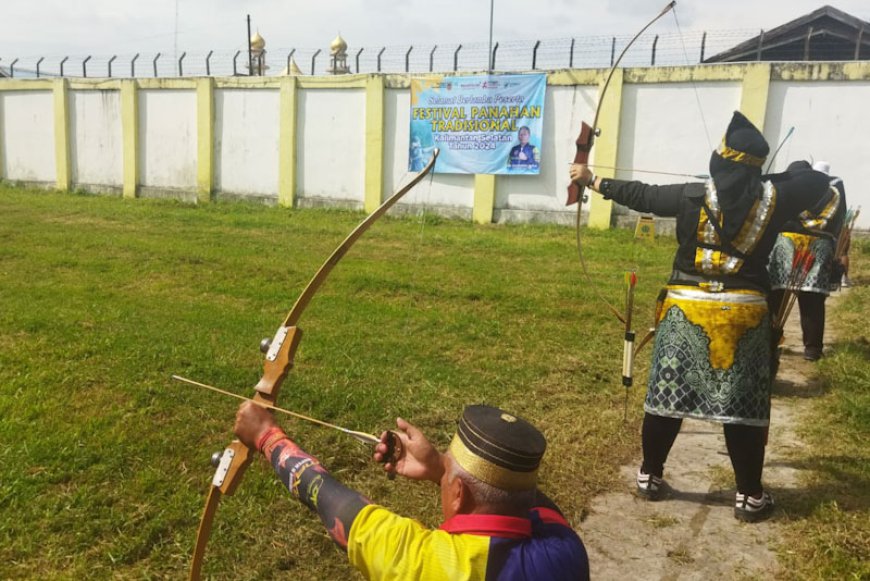 Jelang Fornas 2025, Dispora Kalsel Gelar Festival Panahan Tradisional