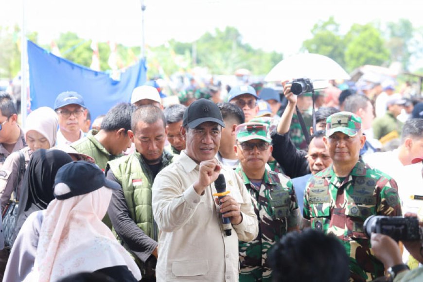 Kunjungi Barito Kuala, Mentan Amran Dorong Generasi Muda Bertani