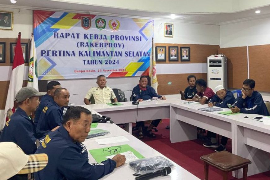 Bahas Persiapan Porprov XIII, Pertina Kalsel Batasi Usia Maksimal