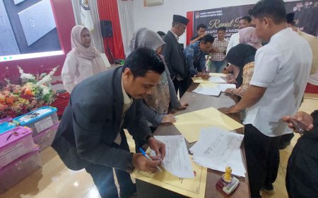 Pleno Rekapitulasi Pilkada Kalsel di Batola, Muhidin-Hasnuryadi Unggul Jauh