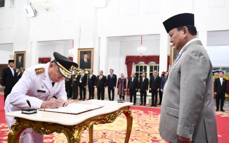 Dilantik Menjadi Gubernur Kalsel, Muhidin Seperti Dapat Surprise