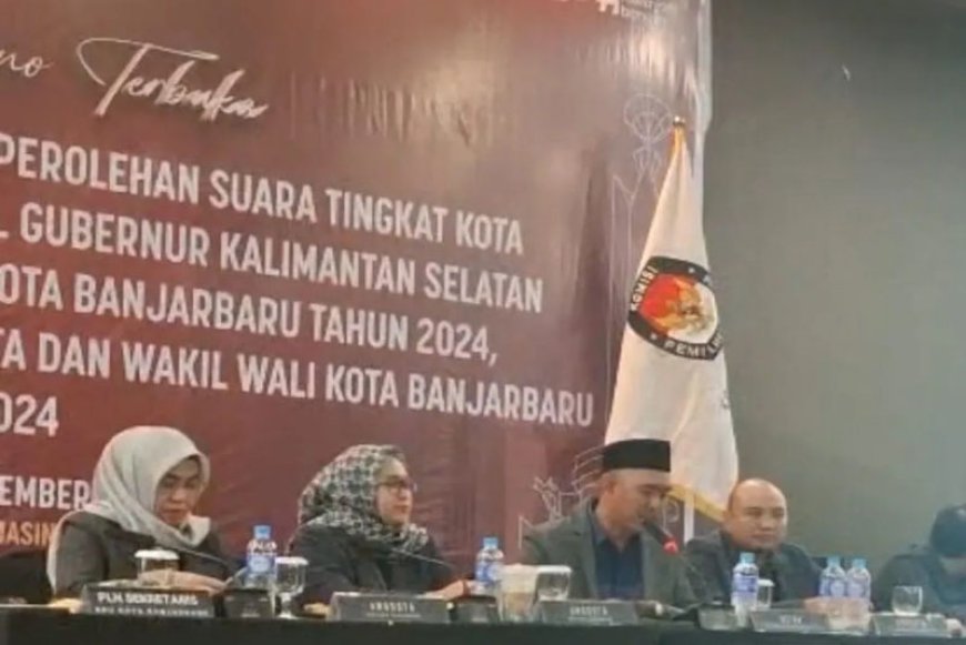 Diputuskan KPU Banjarbaru, Lisa-Wartono Menangi Pilkada 2024