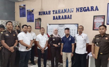 Terpidana Politik Uang Pilkada 2024 di HST Dieksekusi ke Rutan Barabai