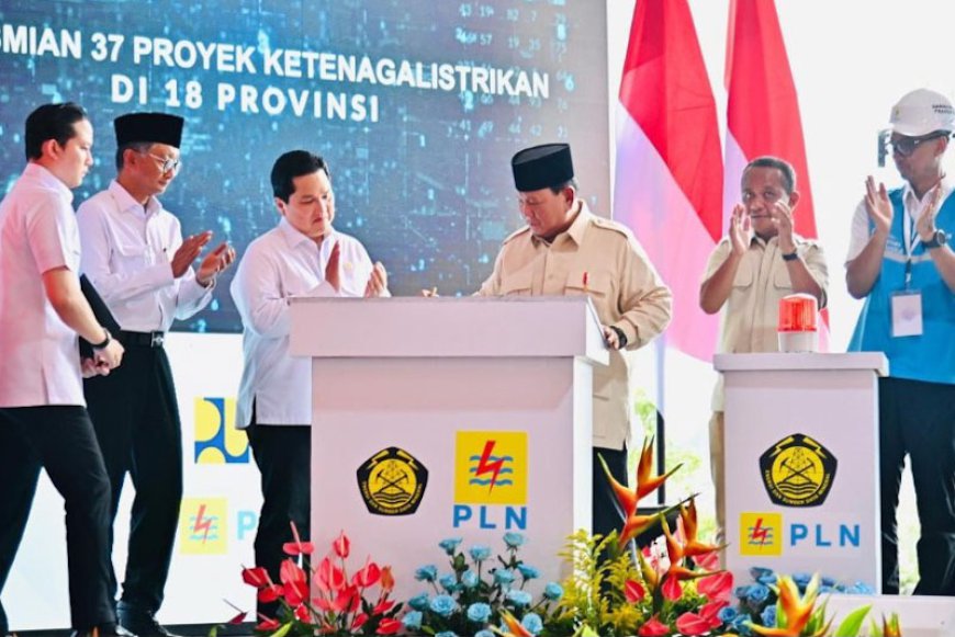 Termasuk di Kalsel, Presiden Meresmikan Puluhan Proyek Kelistrikan Siap Operasi