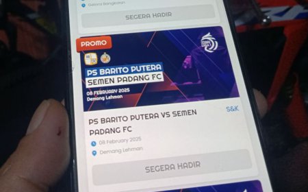 Buruan! Tiket Barito Putera vs Semen Padang di Demang Lehman Mulai Dijual