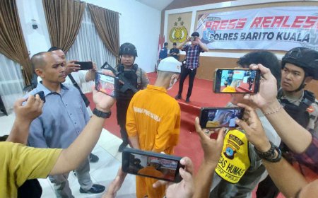Pelaku Pencabulan di Marabahan Batola Ditangkap Usai Gelar Resepsi Perkawinan