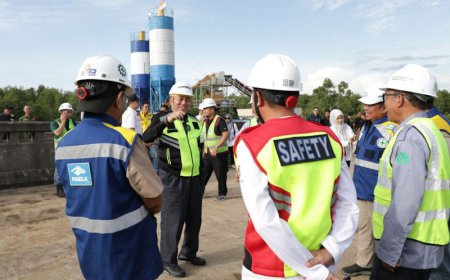 Pembangunan Jembatan Pulau Laut Kotabaru Diklaim Tak Terkendala Efisiensi Anggaran