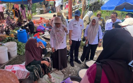 Bersama Pemkab Batola, Satgas Pangan Cek Harga Bahan Pokok di Anjir Pasar