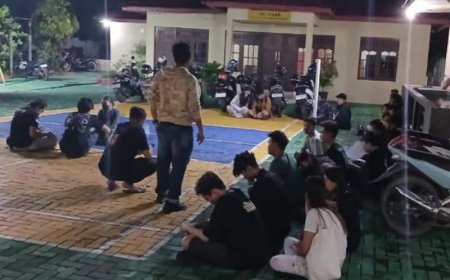 Malam Bulan Puasa, Polsek Banjarmasin Tengah Ciduk 19 Pasangan Tidak Sah di Kamar Hotel