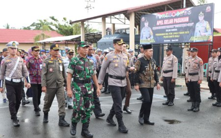 Operasi Ketupat Intan 2025 Dimulai, Polres Batola Menyiapkan Ratusan Personel Gabungan