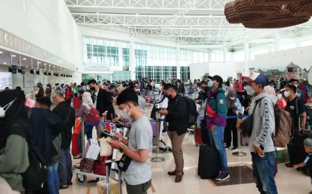 224.286 Pemudik Diprediksi Lintasi Bandara Syamsudin Noor, Extra Flight Sudah Disiapkan