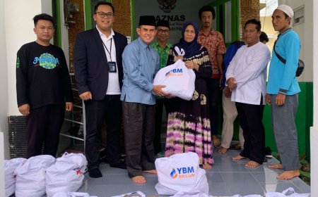 BRI Branch Office Marabahan Gandeng Baznas Batola Salurkan Bantuan