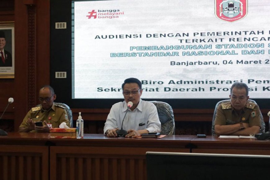 Sambut Rencana Stadion Internasional, Pemkot Banjarbaru Menyodorkan Hibah Lahan