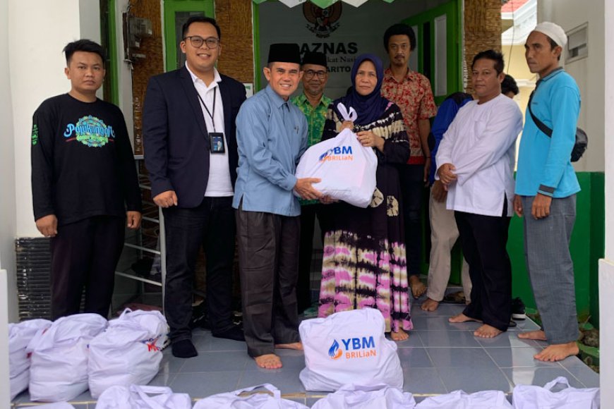 BRI Branch Office Marabahan Gandeng Baznas Batola Salurkan Bantuan