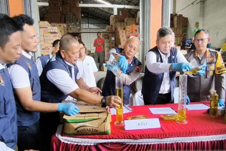 Satgas Pangan Polda Kalsel Sita 3,26 Ton MinyaKita Palsu