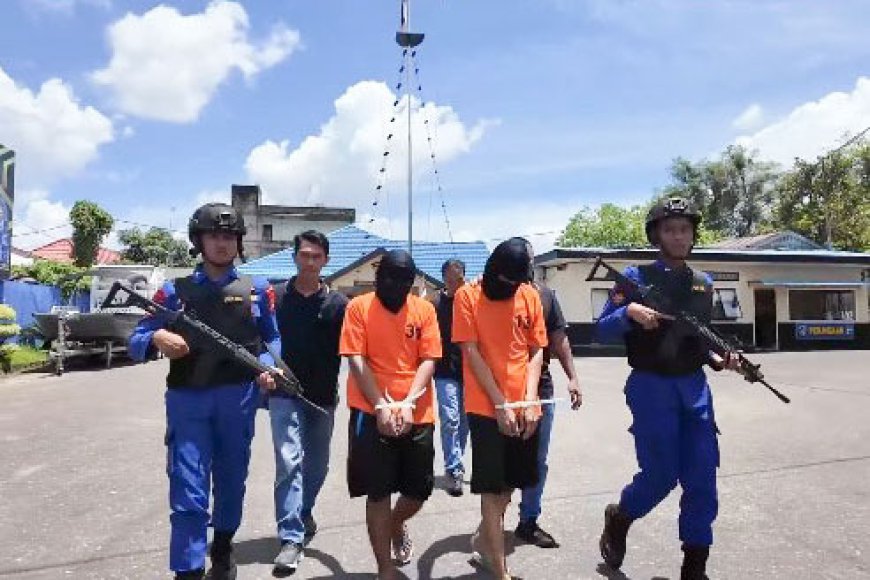 Direktorat Polairud Polda Kalsel Bongkar Peredaran Sabu di Sungai Martapura
