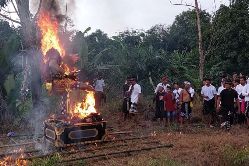 Riuh Pawai Ogoh-ogoh Menyambut Nyepi 2025 di Dwipasari Batola