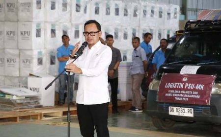 Banjarbaru Gelar PSU 19 April 2025, KPU Jamin Logistik Sudah Terdistribusi