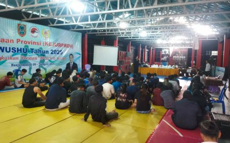 Sejarah Warnai Kejurprov Wushu Kalsel 2025