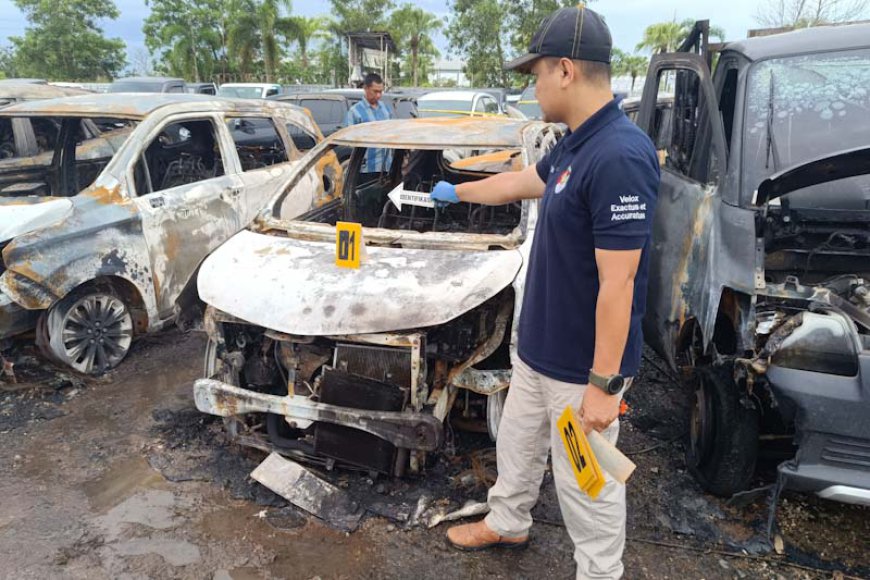 Belasan Mobil Terbakar di Parkiran Ruko KCG Banjarbaru, Berikut Dugaan Penyebabnya