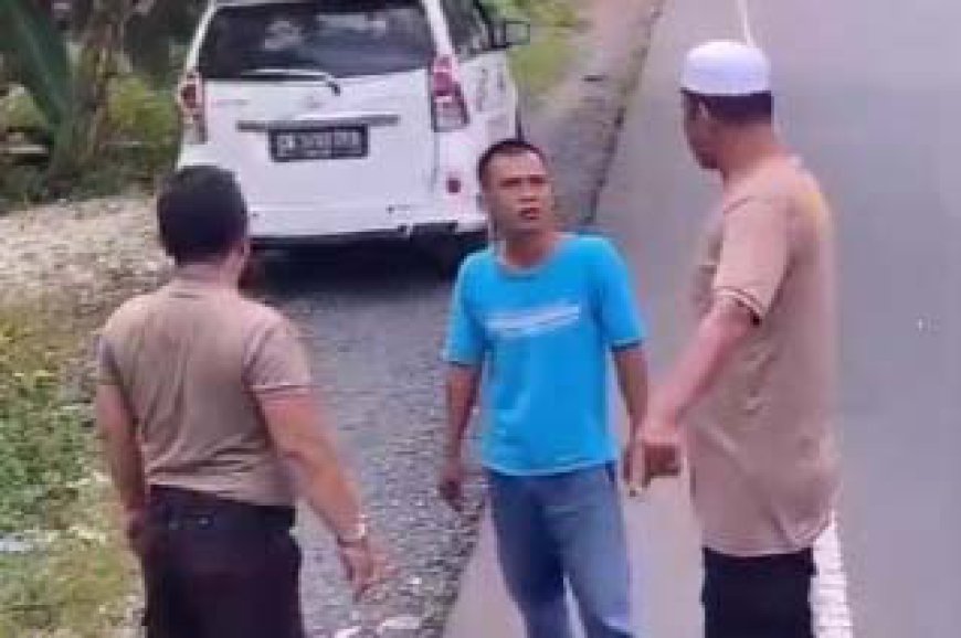 Viral Polisi Ribut dengan Sopir Truk di Jalan Trans Kalimantan Batola, Ternyata Ini Penyebabnya