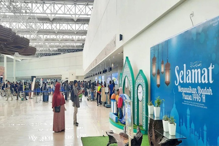 Selama Libur Lebaran 2025, Bandara Syamsudin Noor Catat Kenaikan penumpang