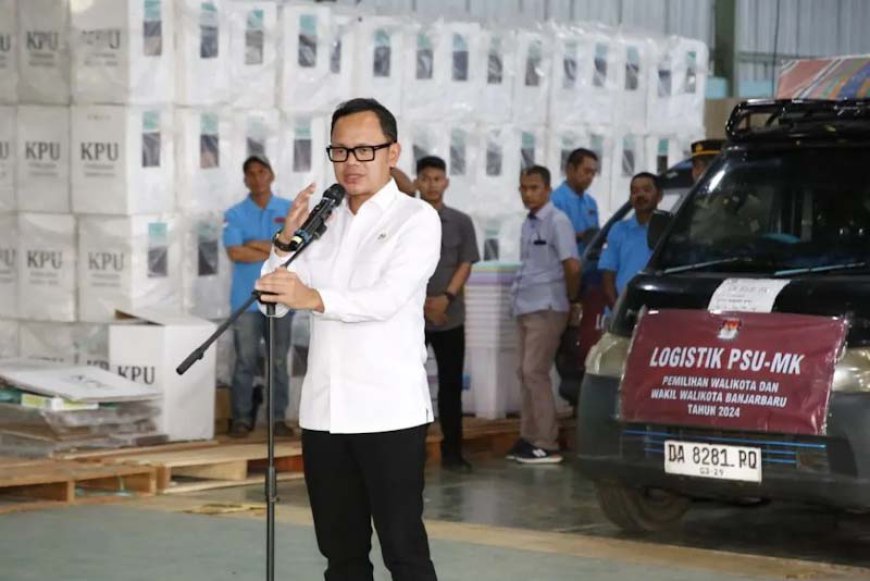 Banjarbaru Gelar PSU 19 April 2025, KPU Jamin Logistik Sudah Terdistribusi