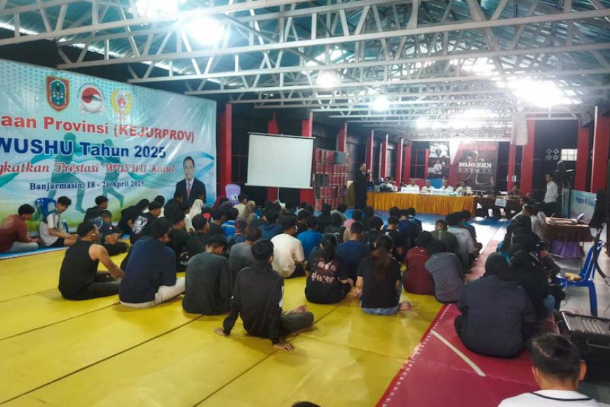Sejarah Warnai Kejurprov Wushu Kalsel 2025