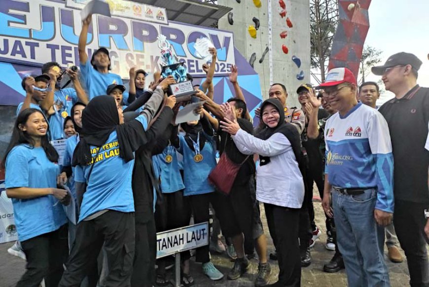 Raih Total 16 Medali, Tanah Laut Dominasi Kejurprov Panjat Tebing Kalsel