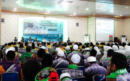 Kloter Gabungan Kalsel-Kalteng Tutup Gelombang Pertama Embarkasi Banjarmasin