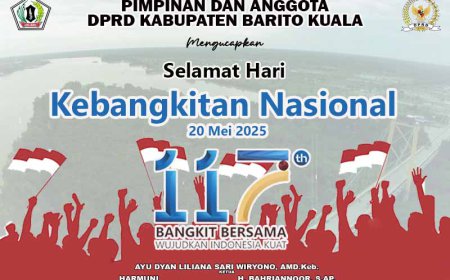 DPRD Batola Mengucapkan Selamat Memperingati Harkitnas 2025