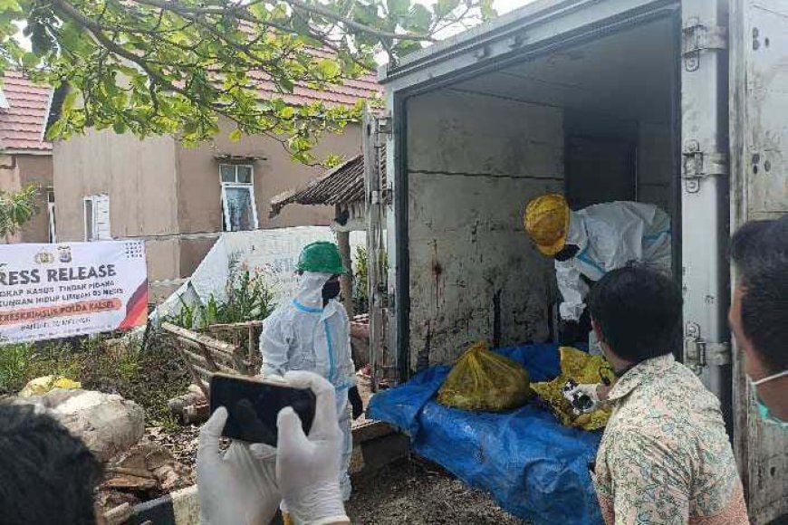 Polda Kalsel Bongkar Kasus Pembuangan Limbah Medis di Belayung Baru Banjar