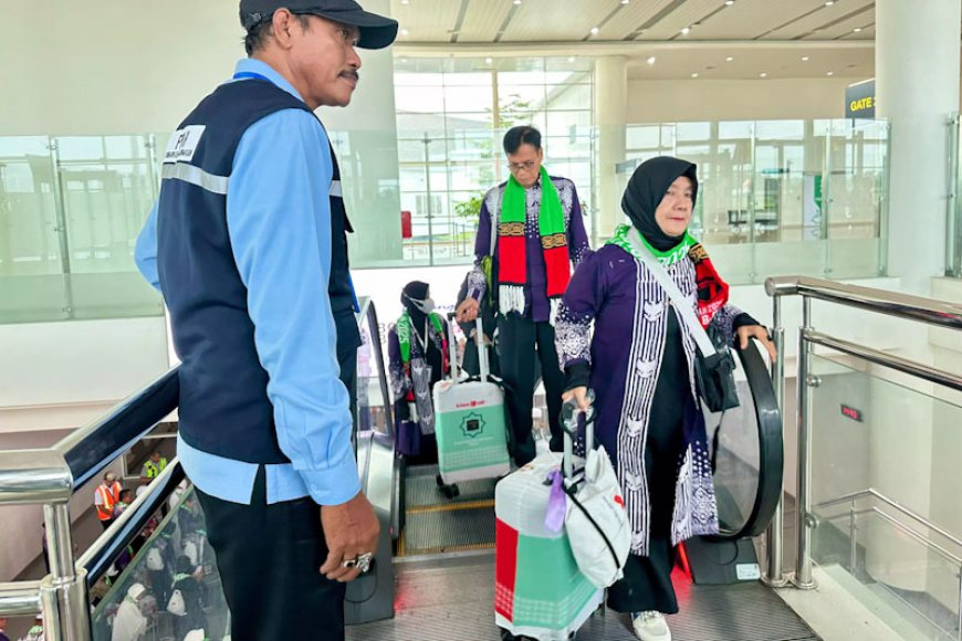 Boarding Calon Haji di Bandara Syamsudin Noor Semakin Mudah