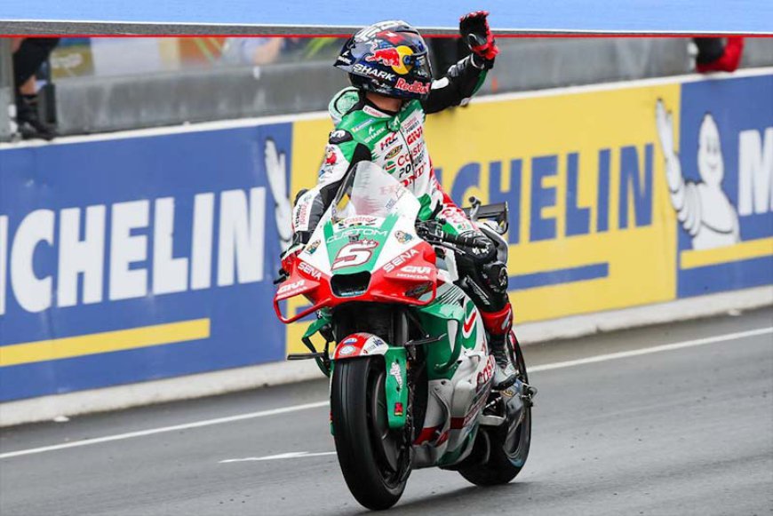 Diwarnai Gonta-ganti Motor, Johann Zarco Menangi dan Mematahkan Rekor di MotoGP Prancis