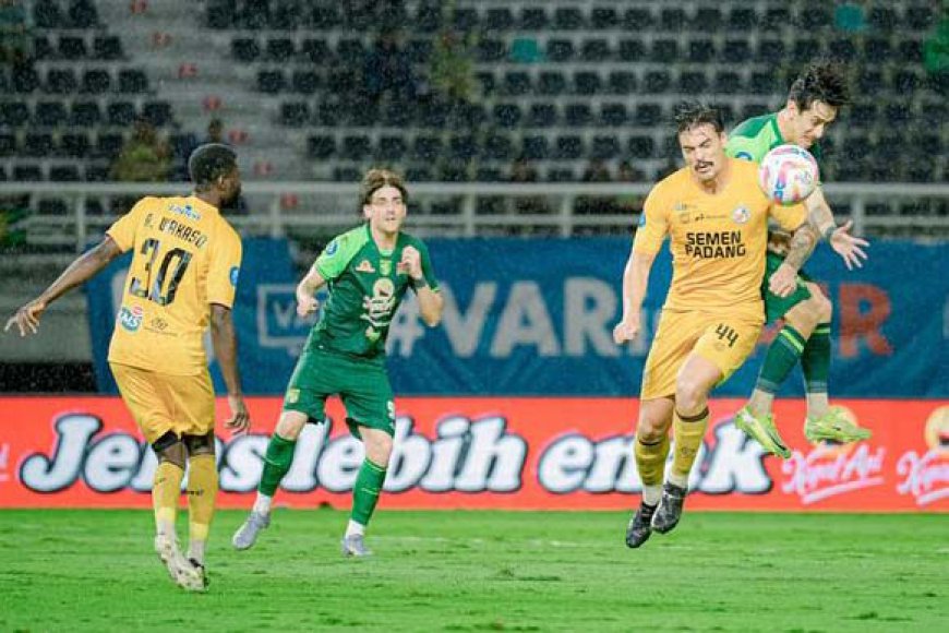 Semen Padang Tahan Persebaya, Barito Putera Melorot ke Zona Degradasi Lagi