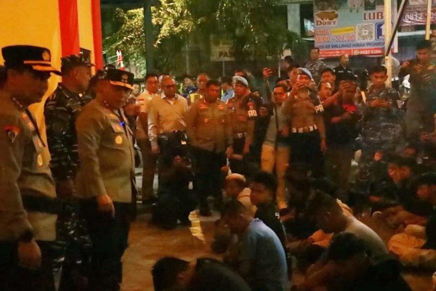 Dipimpin Kapolda Kalsel, Patroli Skala Besar di Banjarmasin Ciduk 61 Orang