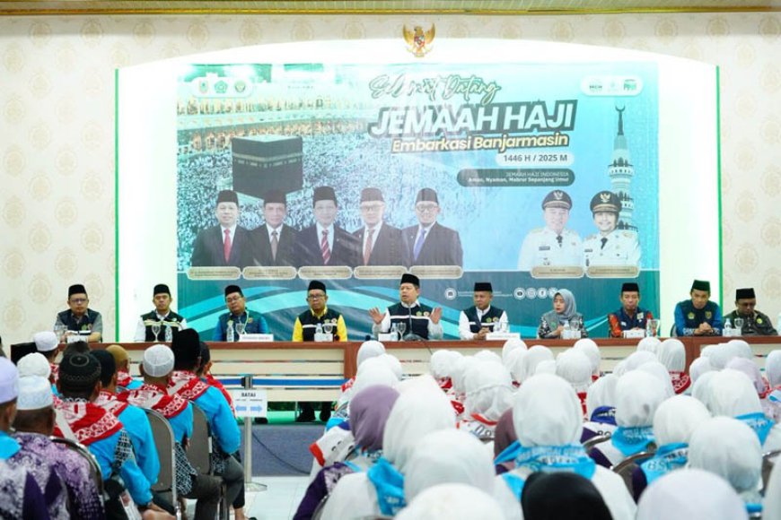 Jemaah Gabungan Tutup Operasional Embarkasi Banjarmasin