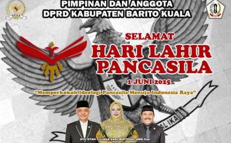 DPRD Batola Mengucapkan Selamat Memperingati Hari Lahir Pancasila 2025