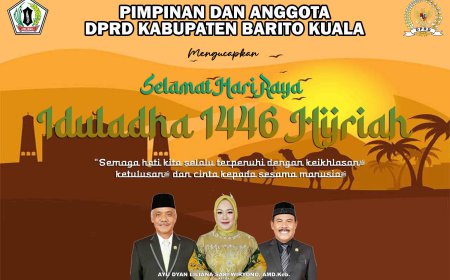 DPRD Batola Mengucapkan Selamat Iduladha 1446 Hijriah