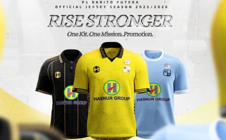 Uniknya Jersey Barito Putera Musim 2025/2026, Dari Ornamen Zirah Pangeran Antasari Hingga Jukung