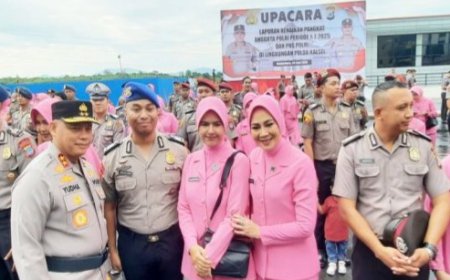 Momen Hari Bhayangkara ke-79, Ratusan Personel Polda Kalsel Naik Pangkat