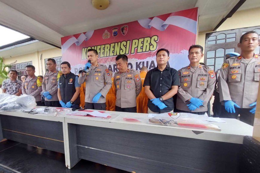 Operasi Sikat Intan 2025 di Batola: 11 Kasus Terungkap, 15 Orang Dibekuk