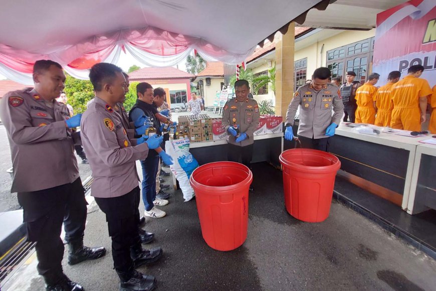 Usai Operasi Sikat Intan 2025, Polres Batola Dorong Revisi Perda Minuman Keras