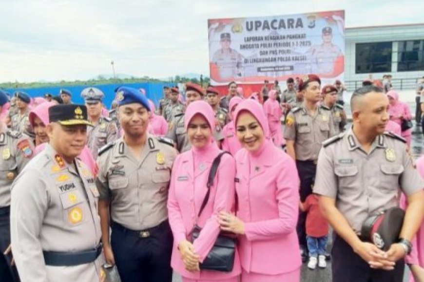 Momen Hari Bhayangkara ke-79, Ratusan Personel Polda Kalsel Naik Pangkat